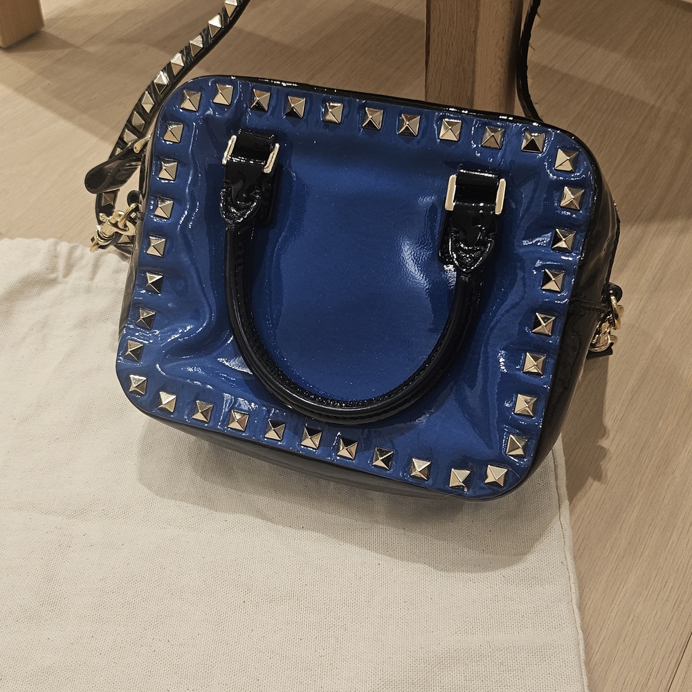 Valentino Studded Blue Handbag